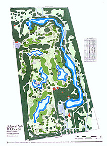 Plan of new golf course - click for larger map